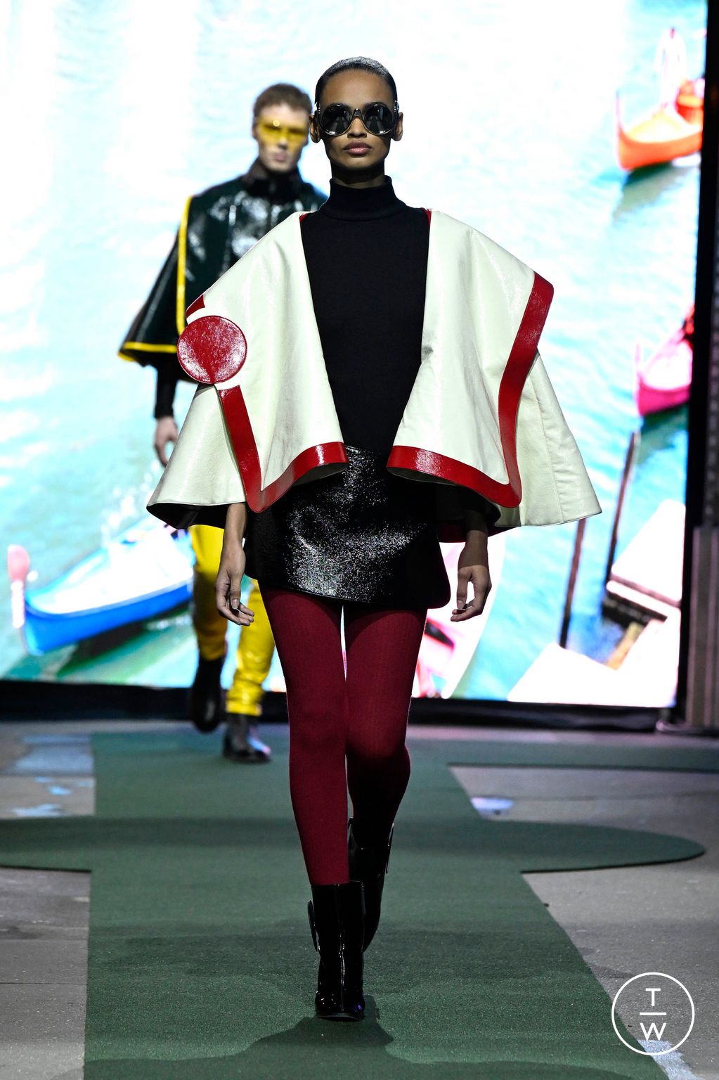 Fashion Week Paris Fall/Winter 2026 look 54 from the Pierre Cardin collection womenswear