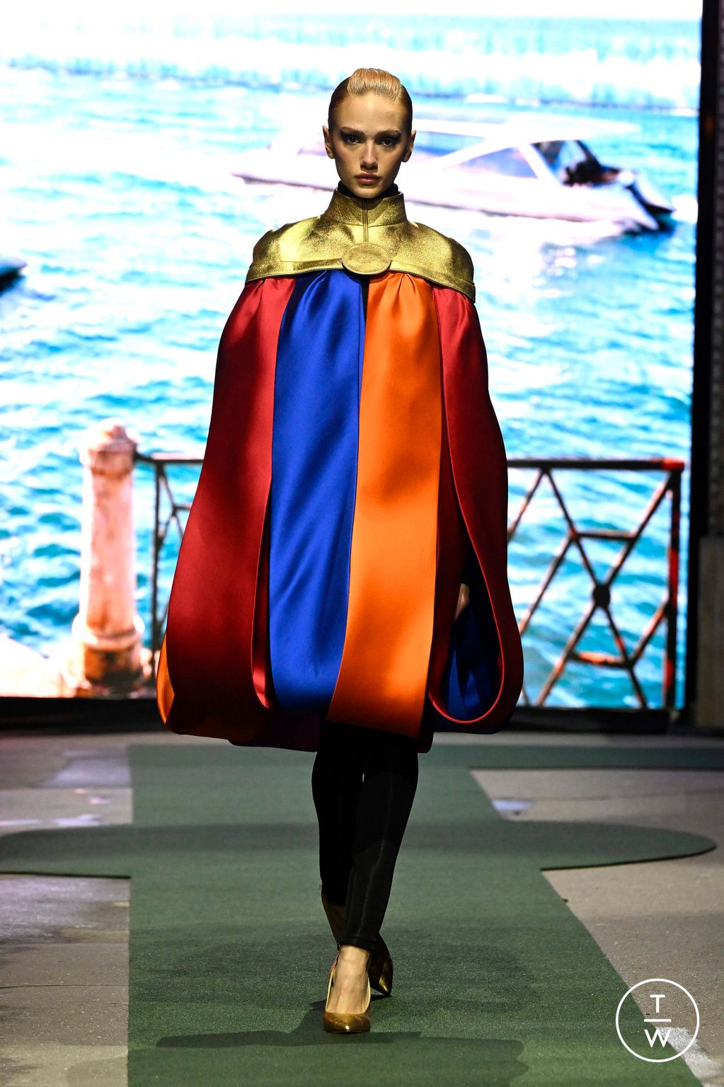 Fashion Week Paris Fall/Winter 2026 look 61 from the Pierre Cardin collection womenswear