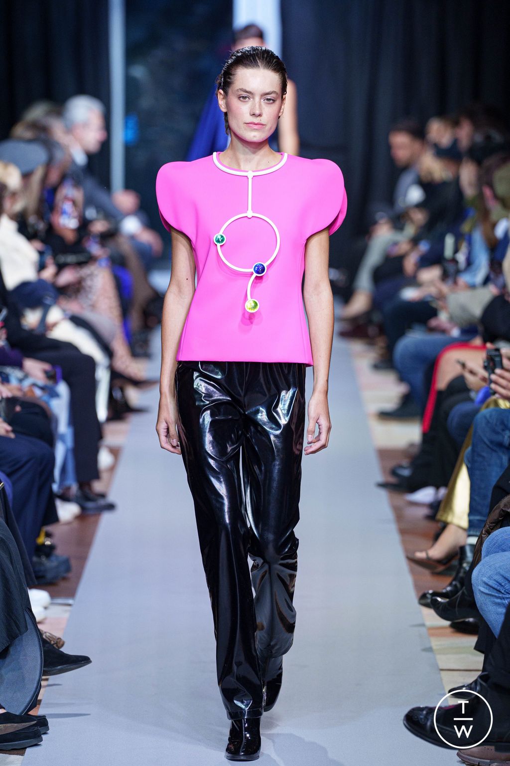 Fashion Week Paris Spring/Summer 2025 look 35 from the Pierre Cardin collection womenswear