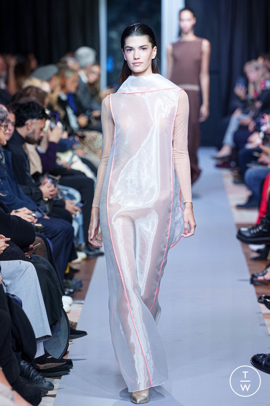 Fashion Week Paris Spring/Summer 2025 look 45 from the Pierre Cardin collection womenswear