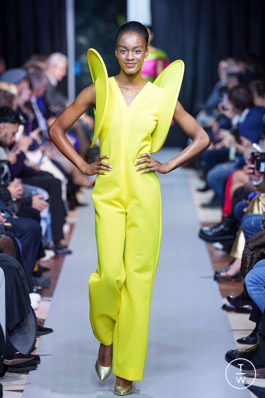 Fashion Week Paris Spring/Summer 2025 look 49 from the Pierre Cardin collection womenswear