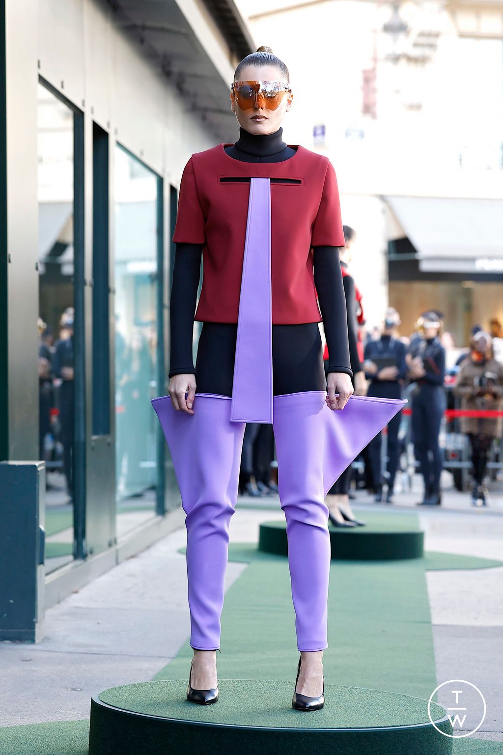 Fashion Week Paris Spring/Summer 2026 look 23 from the Pierre Cardin collection womenswear