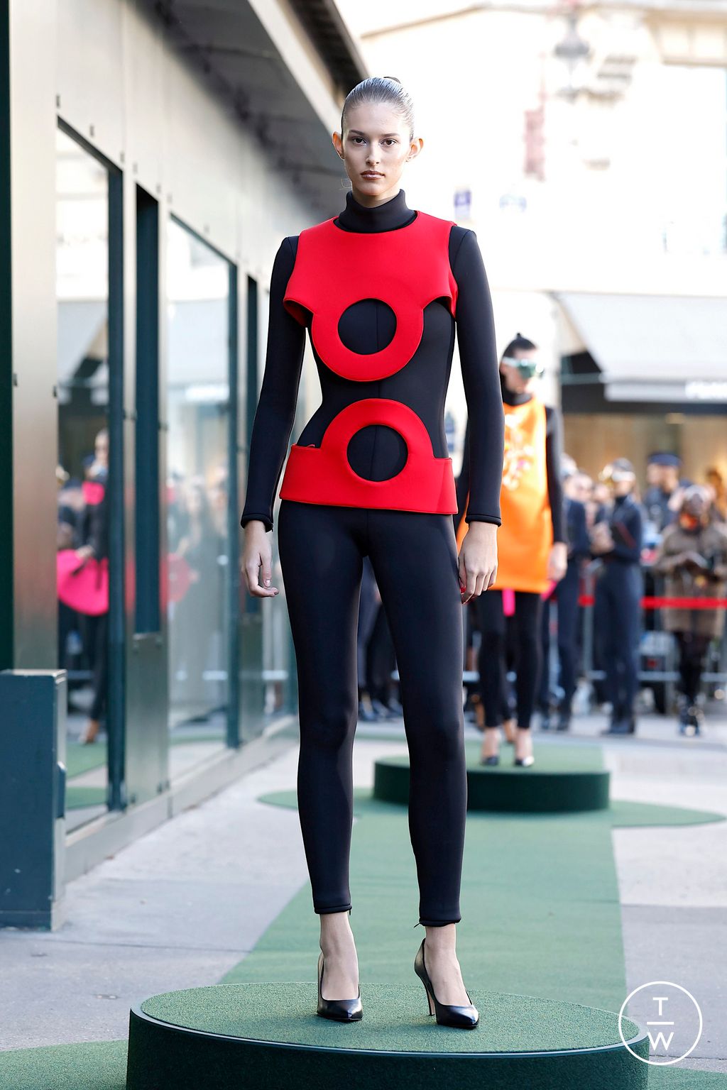 Fashion Week Paris Spring/Summer 2026 look 24 from the Pierre Cardin collection womenswear