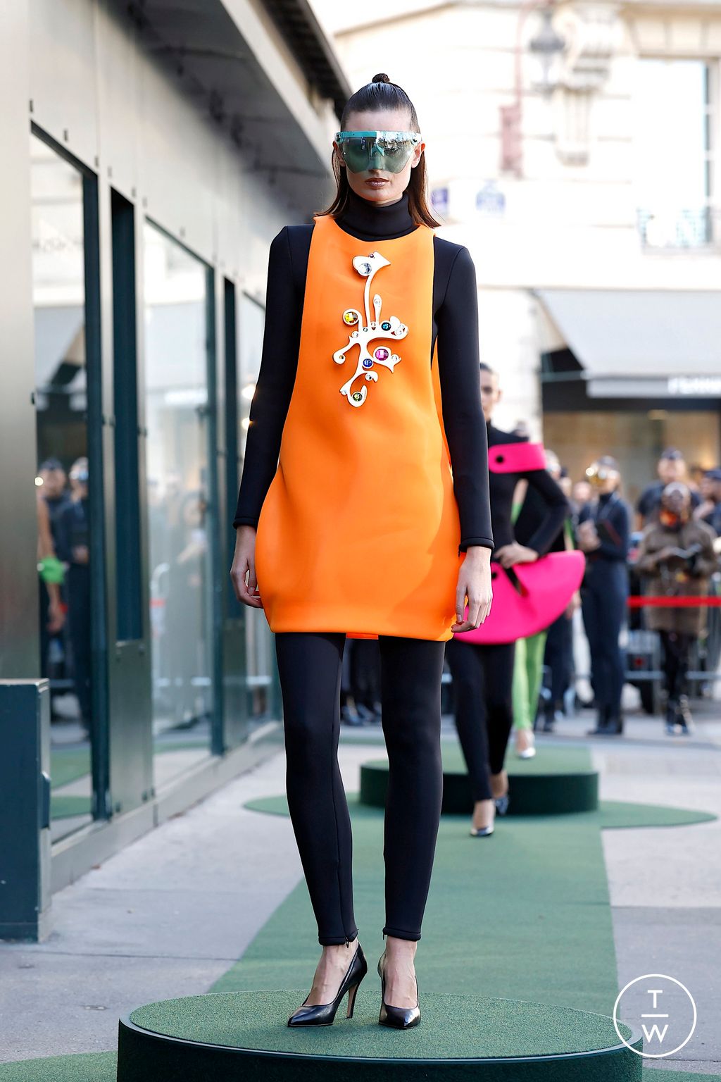 Fashion Week Paris Spring/Summer 2026 look 25 from the Pierre Cardin collection womenswear