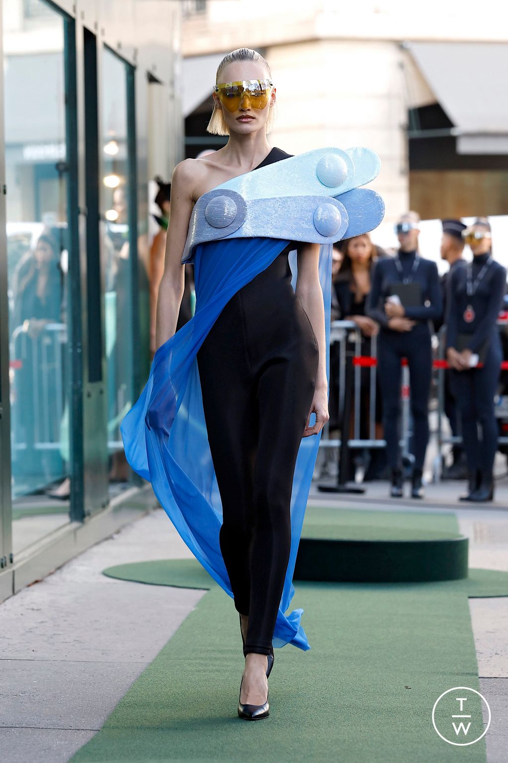 Fashion Week Paris Spring/Summer 2026 look 63 from the Pierre Cardin collection womenswear