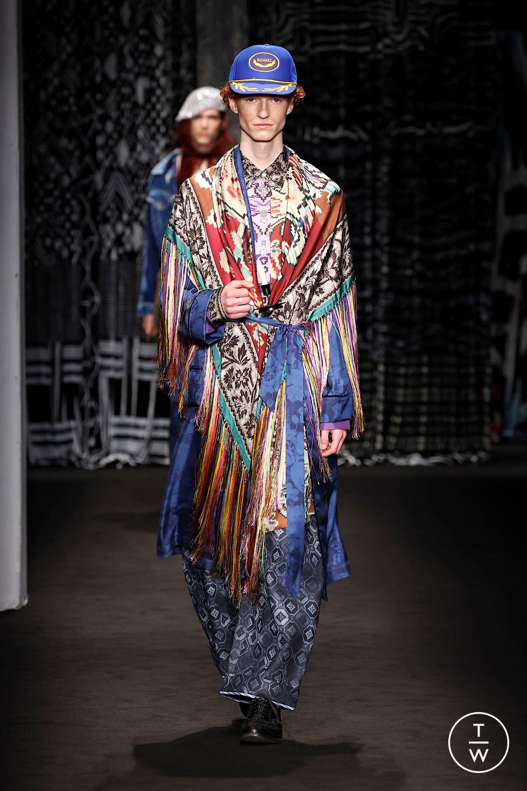 Fashion Week Milan Fall/Winter 2025 look 11 from the Pierre Louis Mascia collection menswear