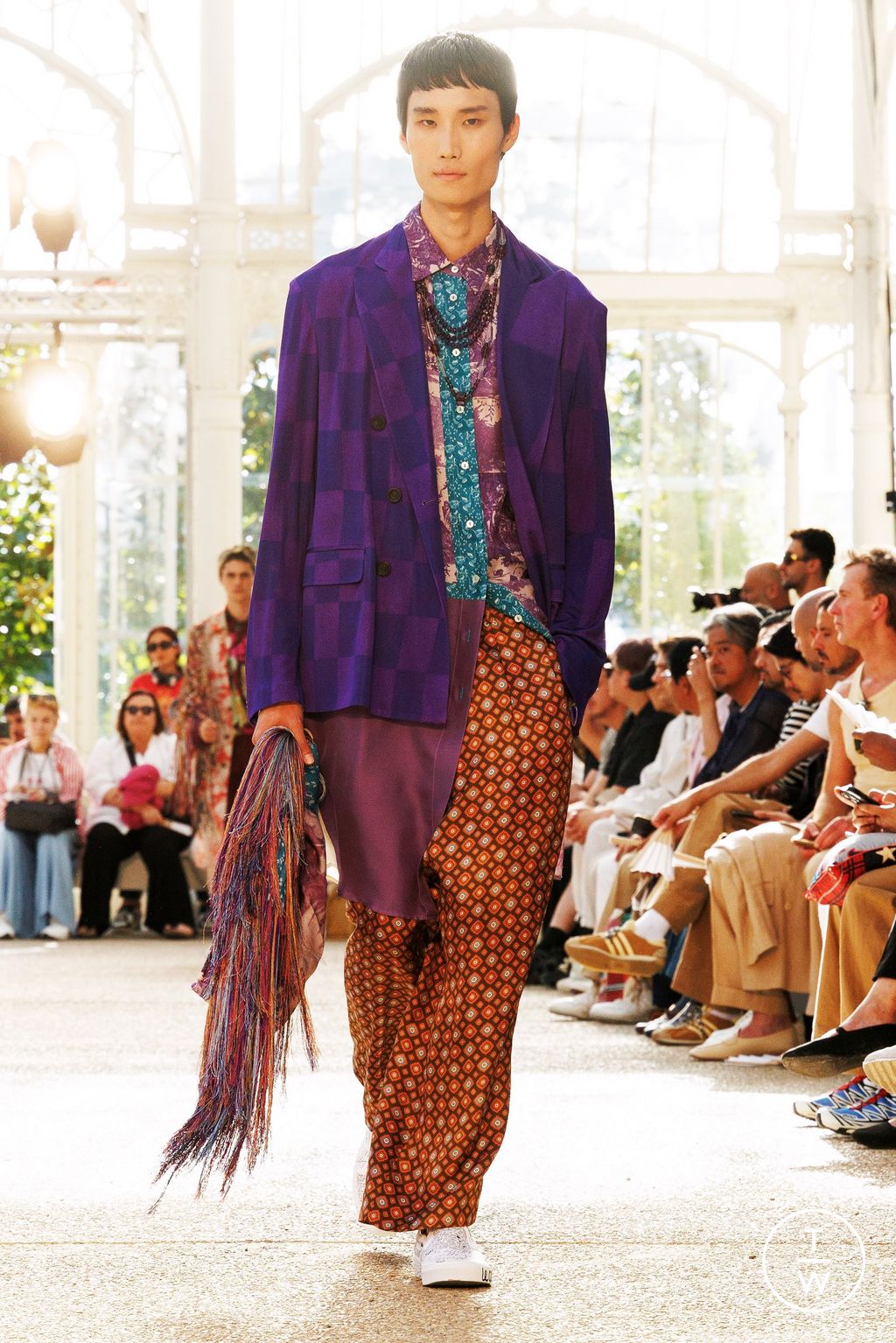 Fashion Week Florence - Pitti Spring-Summer 2025 look 21 from the Pierre Louis Mascia collection menswear
