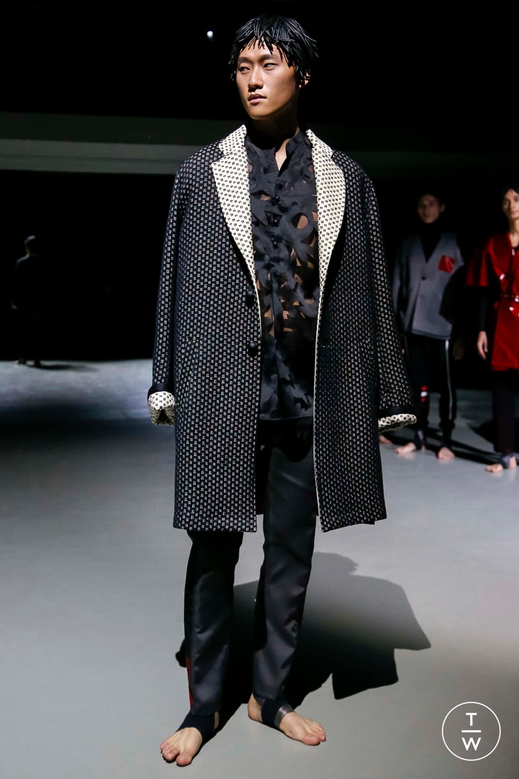 Fashion Week Paris Fall/Winter 2018 look 6 from the Pigalle collection menswear