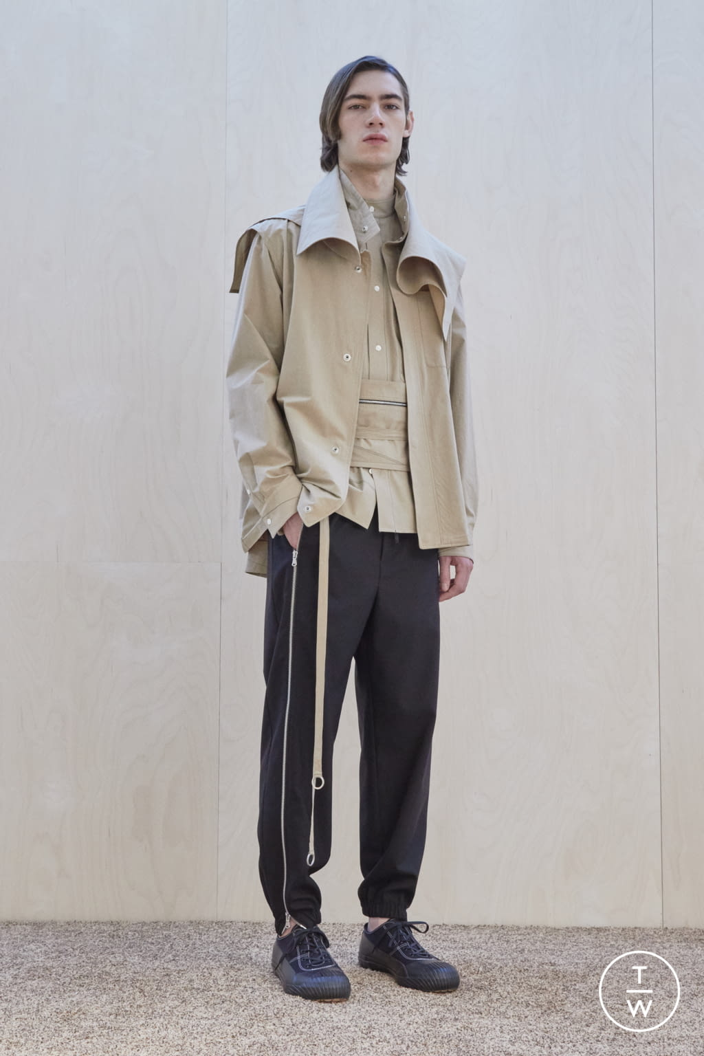 Fashion Week Milan Fall/Winter 2019 look 4 from the 3.1 Phillip Lim collection 男装