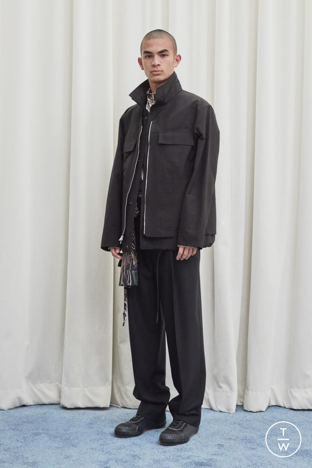 Fashion Week Milan Fall/Winter 2019 look 14 de la collection 3.1 Phillip Lim menswear