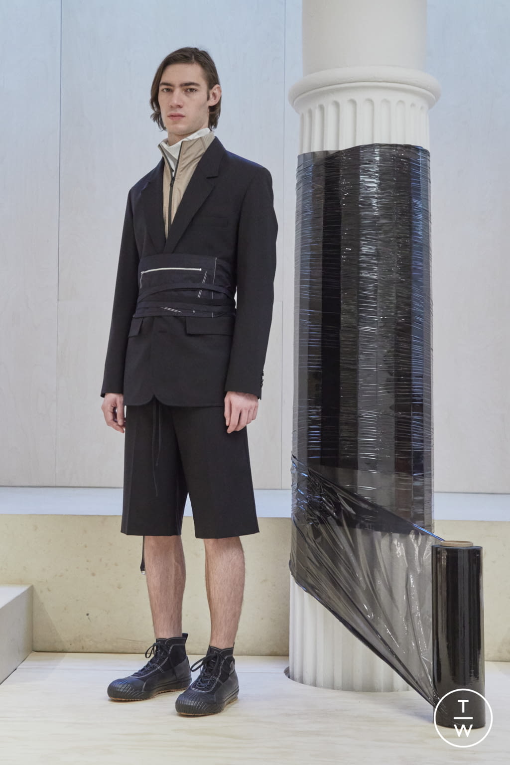 Fashion Week Milan Fall/Winter 2019 look 24 from the 3.1 Phillip Lim collection 男装