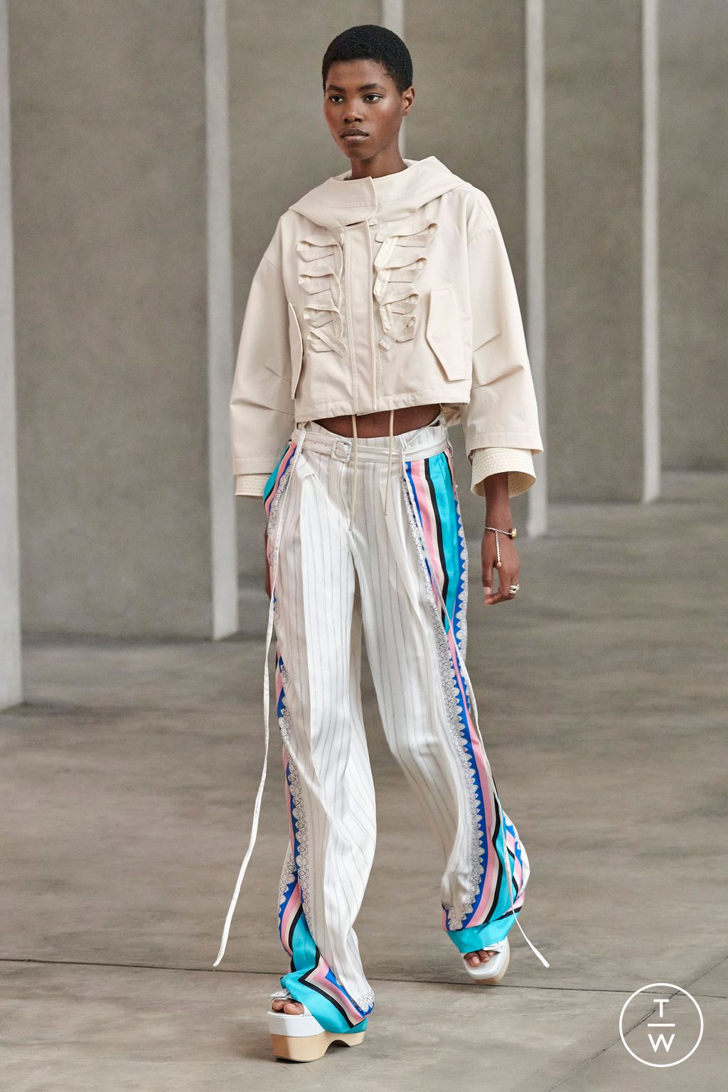 Fashion Week New York Resort 2023 look 10 from the Ports 1961 collection womenswear