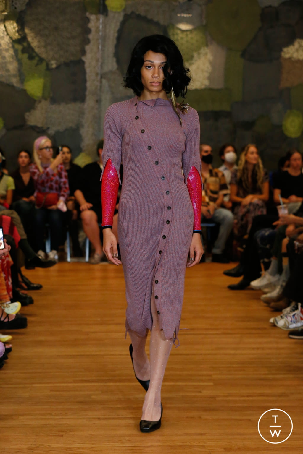 Fashion Week New York Spring/Summer 2022 look 5 from the Puppets and Puppets collection womenswear