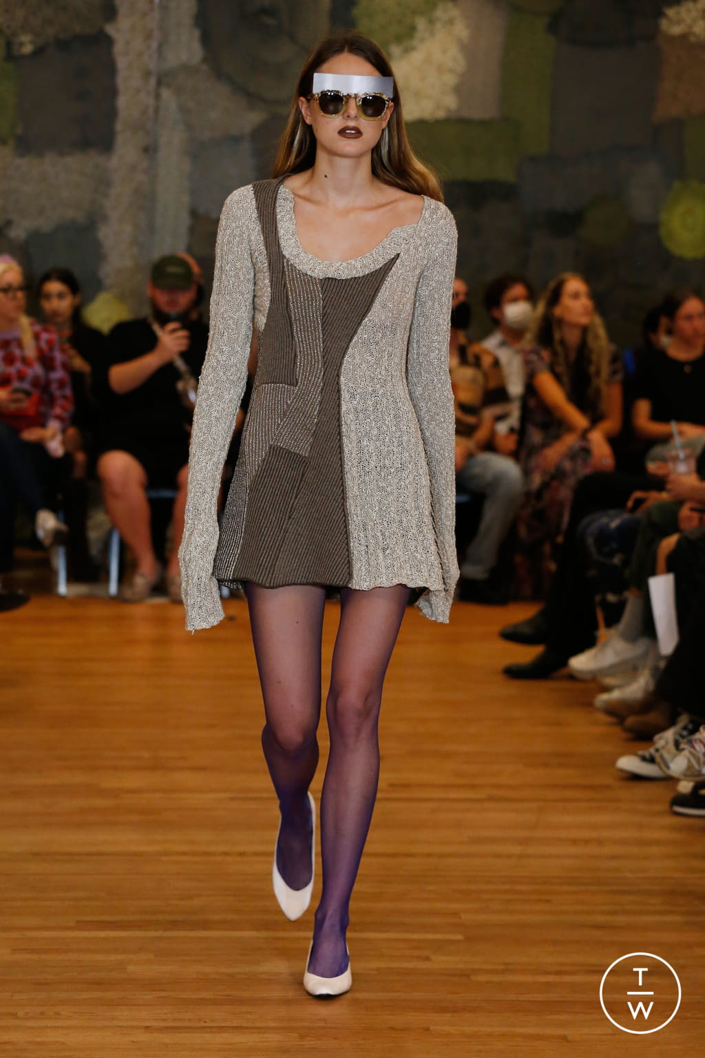 Fashion Week New York Spring/Summer 2022 look 28 from the Puppets and Puppets collection womenswear