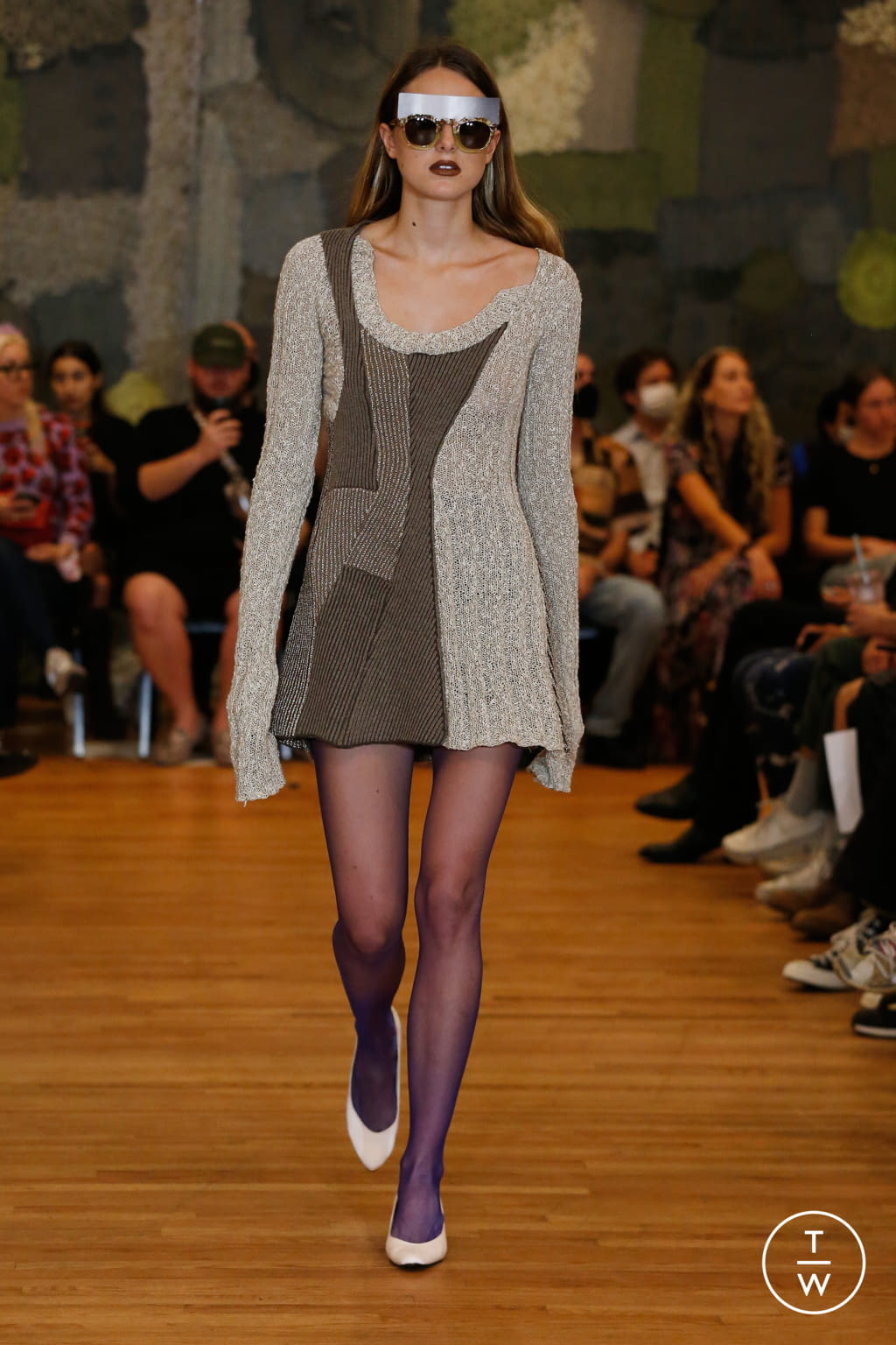 Fashion Week New York Spring/Summer 2022 look 28 from the Puppets and Puppets collection womenswear