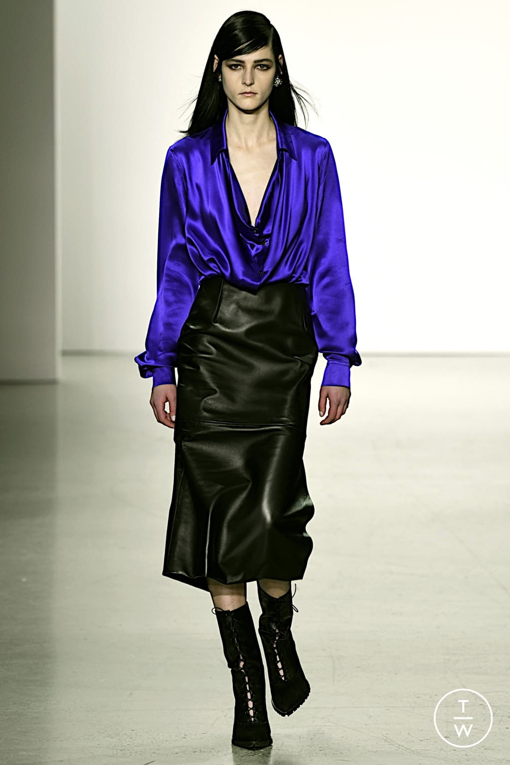 Fashion Week New York Fall/Winter 2022 look 3 de la collection Prabal Gurung womenswear