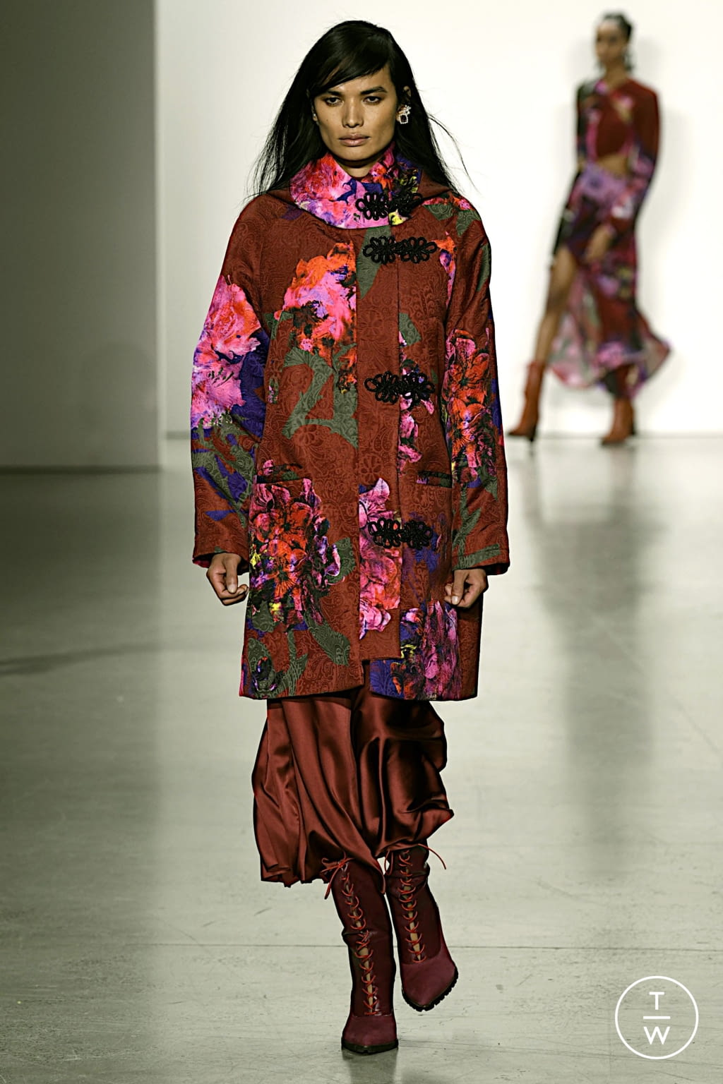 Fashion Week New York Fall/Winter 2022 look 18 de la collection Prabal Gurung womenswear