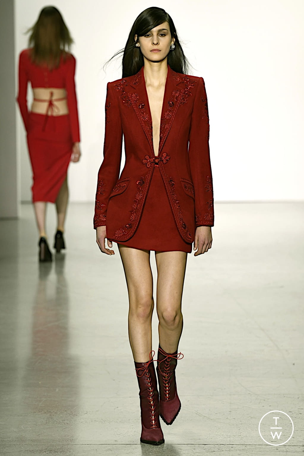 Fashion Week New York Fall/Winter 2022 look 27 from the Prabal Gurung collection womenswear
