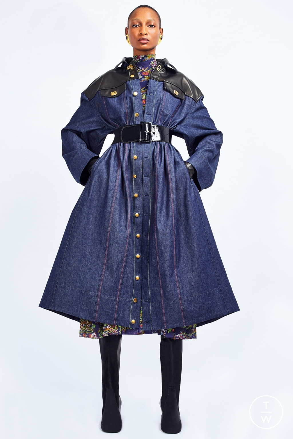 Fashion Week New York Pre-Fall 2022 look 5 de la collection Prabal Gurung womenswear