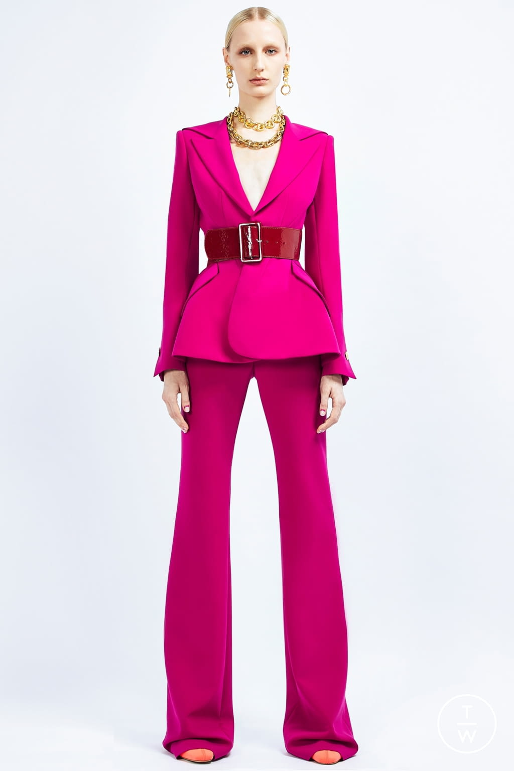 Fashion Week New York Pre-Fall 2022 look 15 from the Prabal Gurung collection womenswear