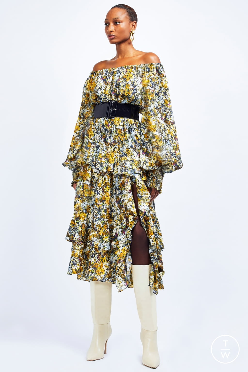 Fashion Week New York Pre-Fall 2022 look 28 de la collection Prabal Gurung womenswear