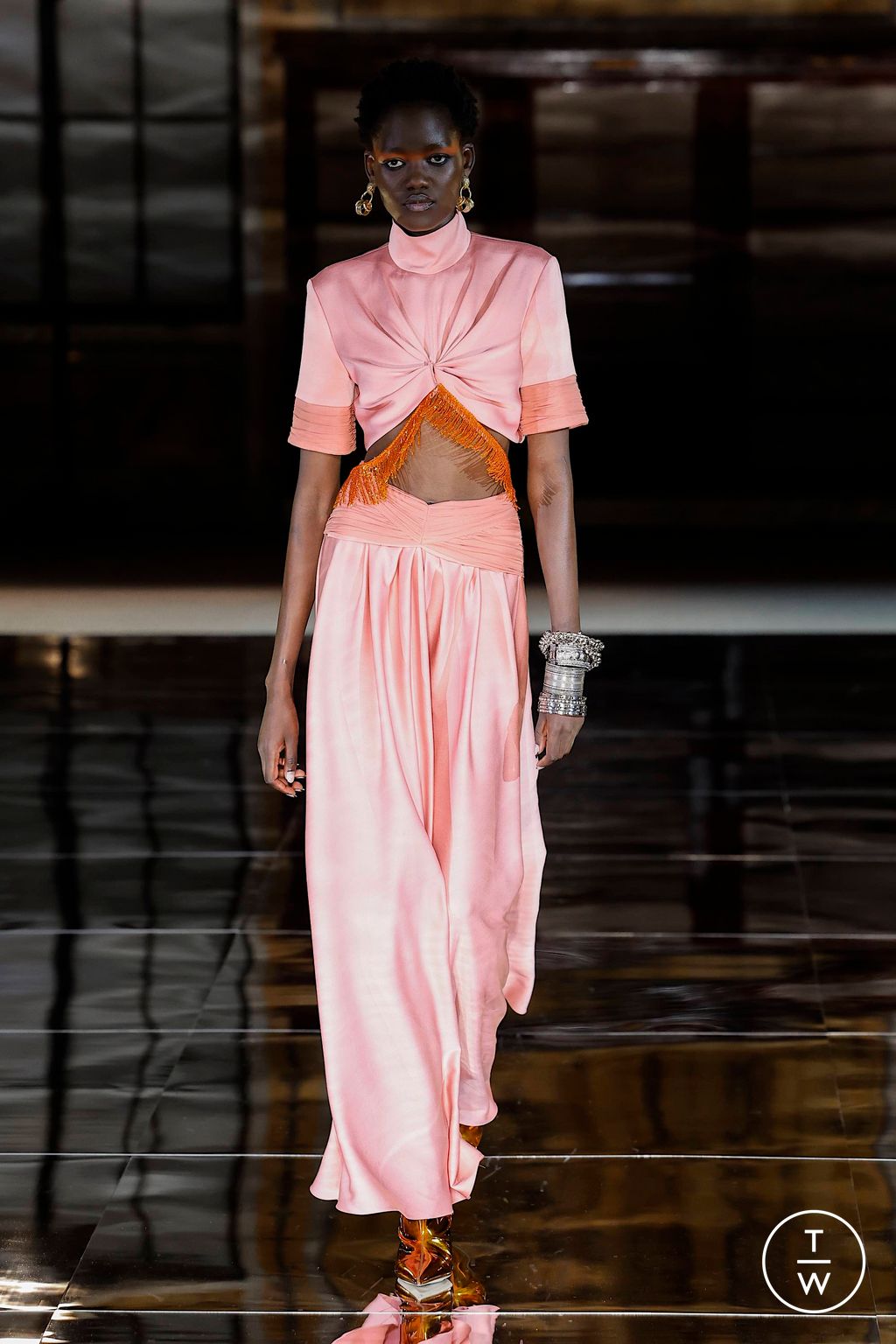Fashion Week New York Fall/Winter 2023 look 20 from the Prabal Gurung collection womenswear