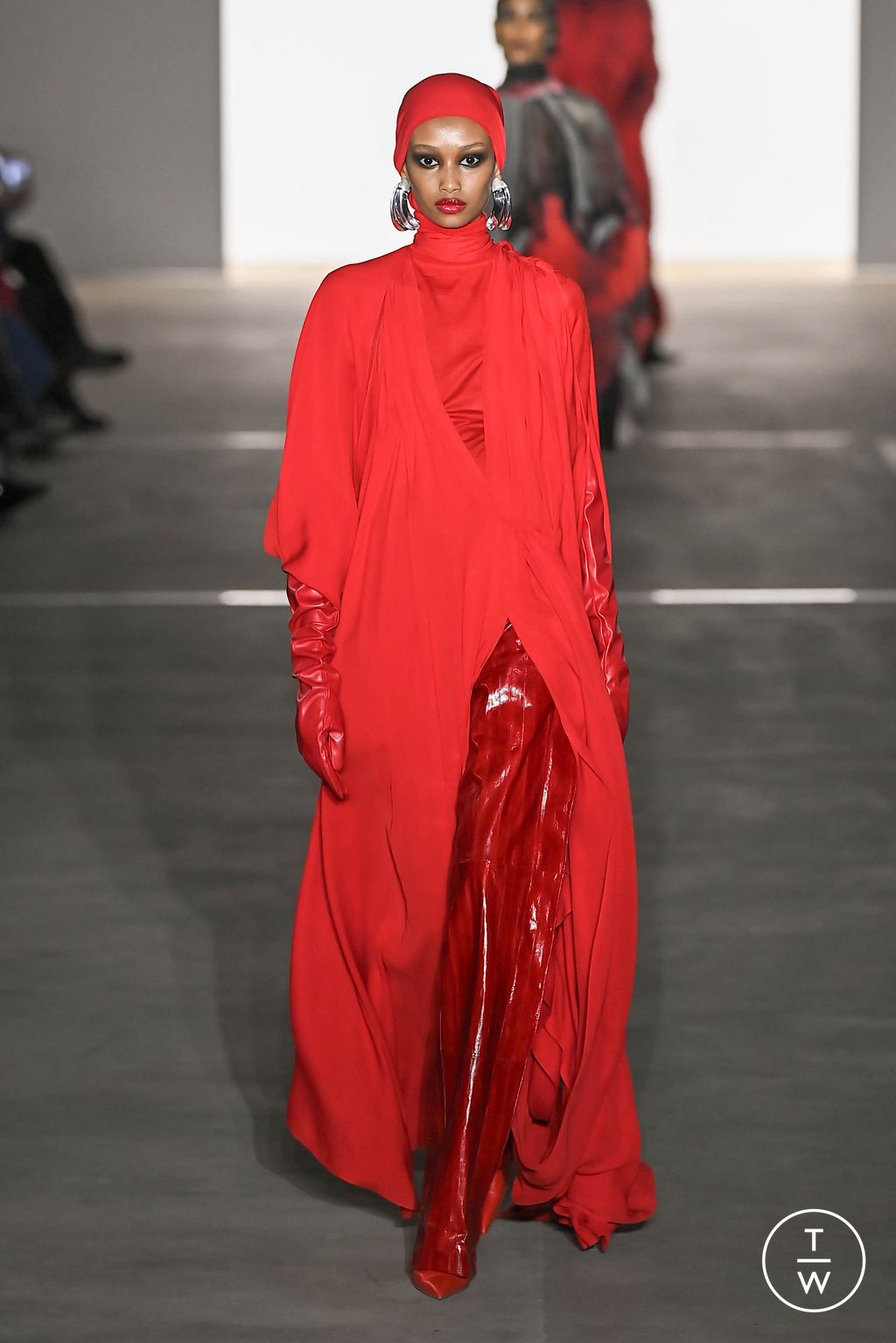 Fashion Week New York Fall/Winter 2024 look 1 from the Prabal Gurung collection womenswear