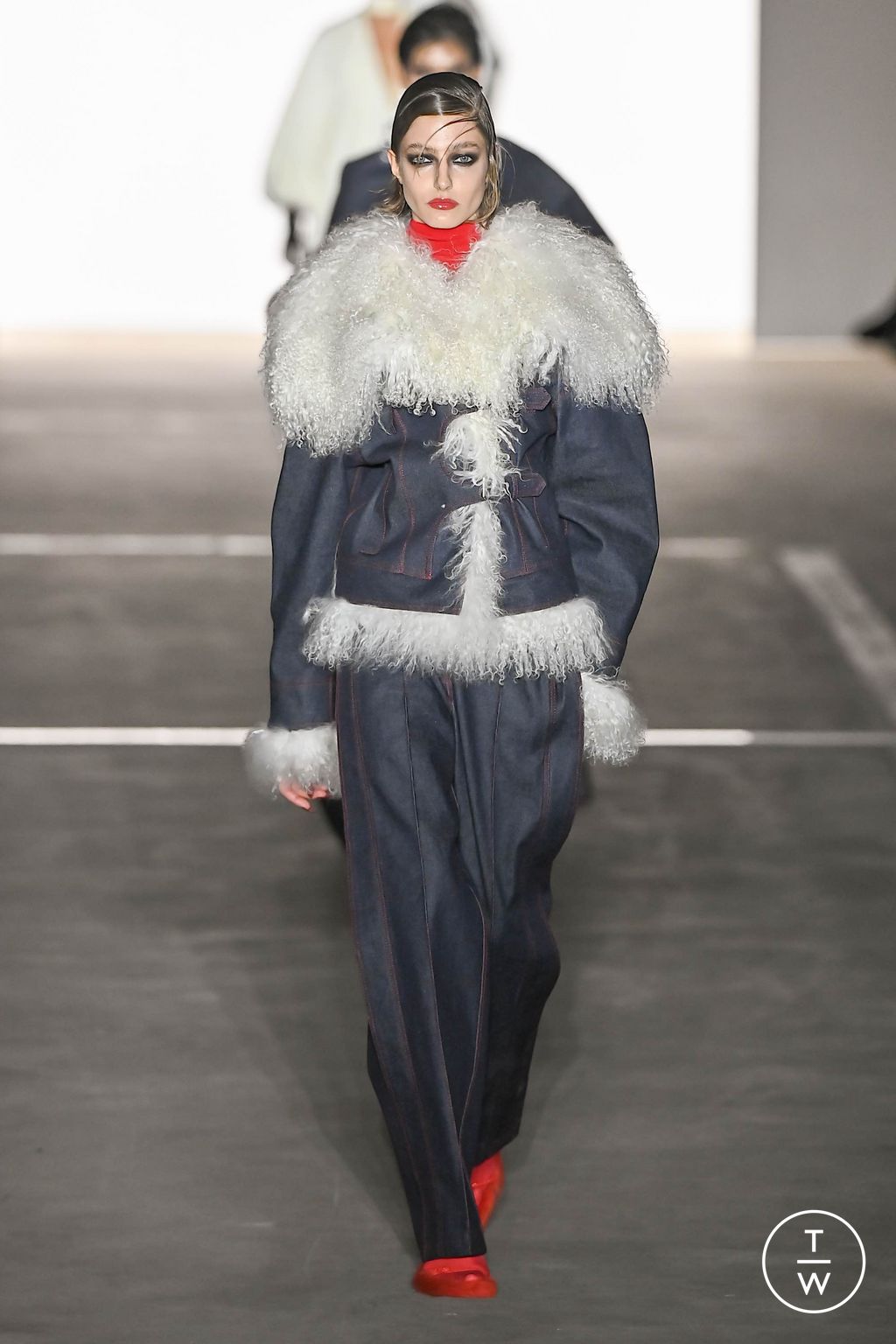 Fashion Week New York Fall/Winter 2024 look 4 from the Prabal Gurung collection womenswear