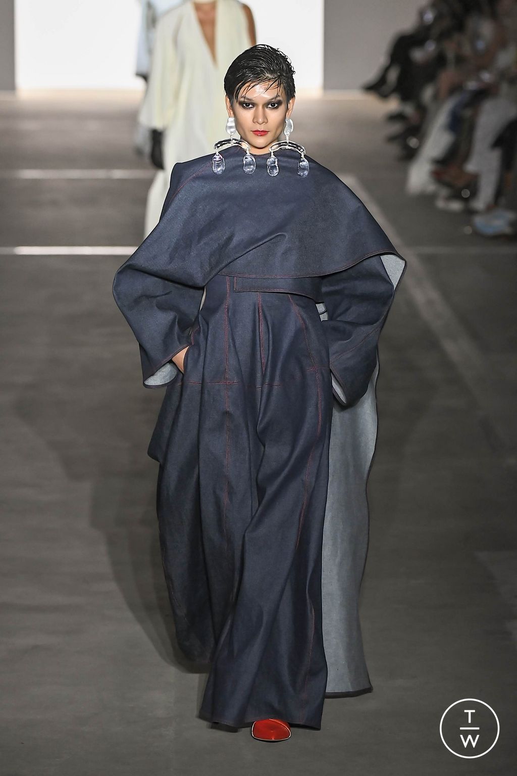 Fashion Week New York Fall/Winter 2024 look 5 de la collection Prabal Gurung womenswear