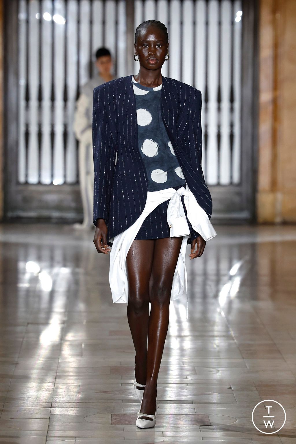 Fashion Week New York Fall/Winter 2025 look 5 de la collection Prabal Gurung womenswear