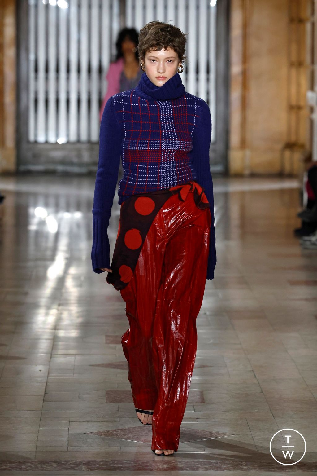 Fashion Week New York Fall/Winter 2025 look 12 from the Prabal Gurung collection womenswear