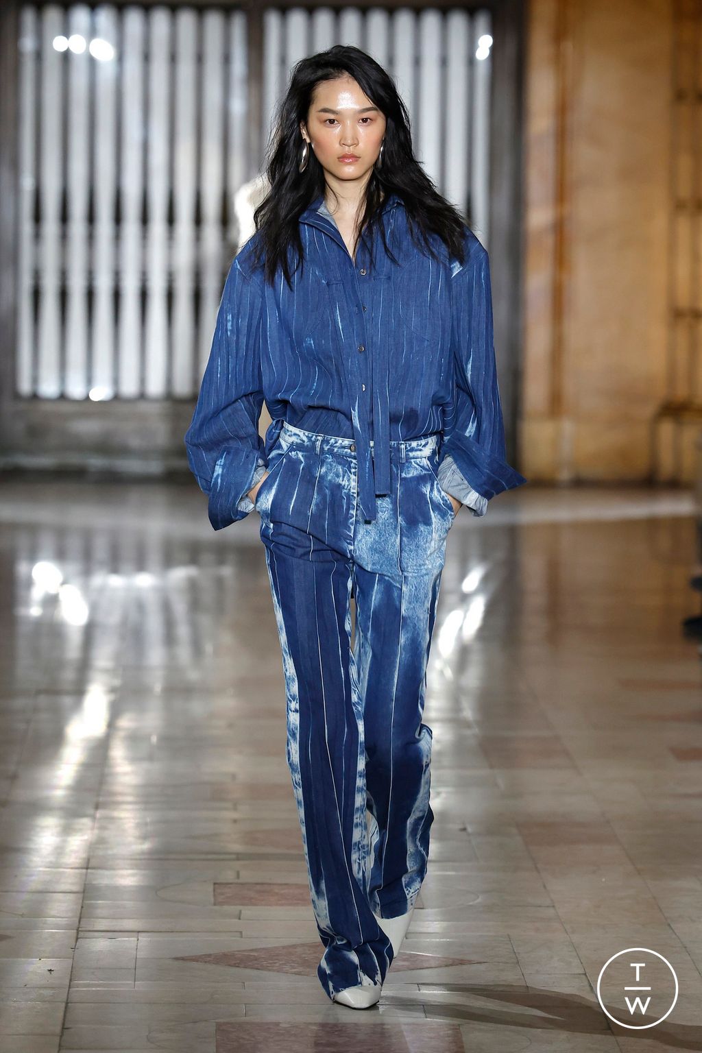 Fashion Week New York Fall/Winter 2025 look 17 de la collection Prabal Gurung womenswear