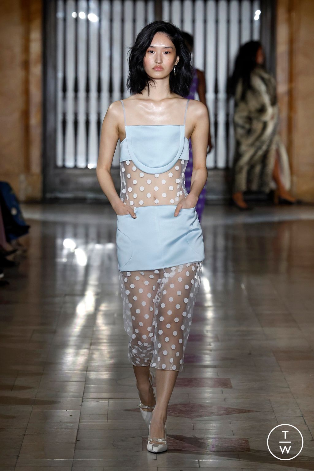 Fashion Week New York Fall/Winter 2025 look 34 de la collection Prabal Gurung womenswear