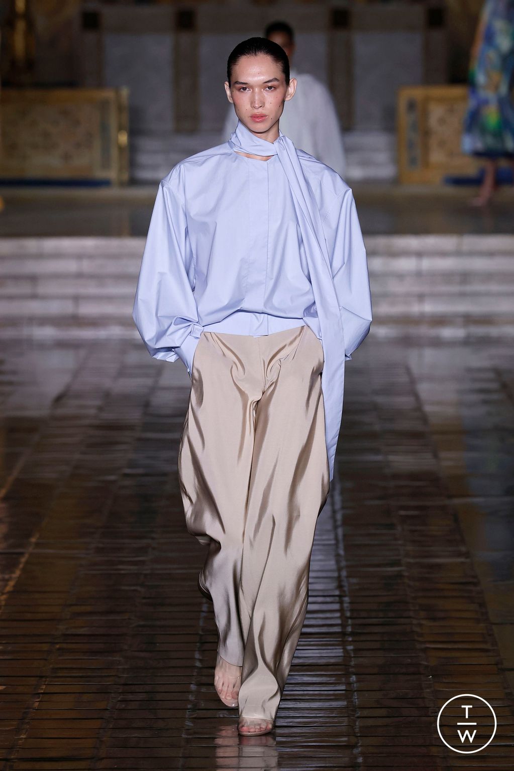 Fashion Week New York Spring/Summer 2026 look 9 de la collection Prabal Gurung womenswear