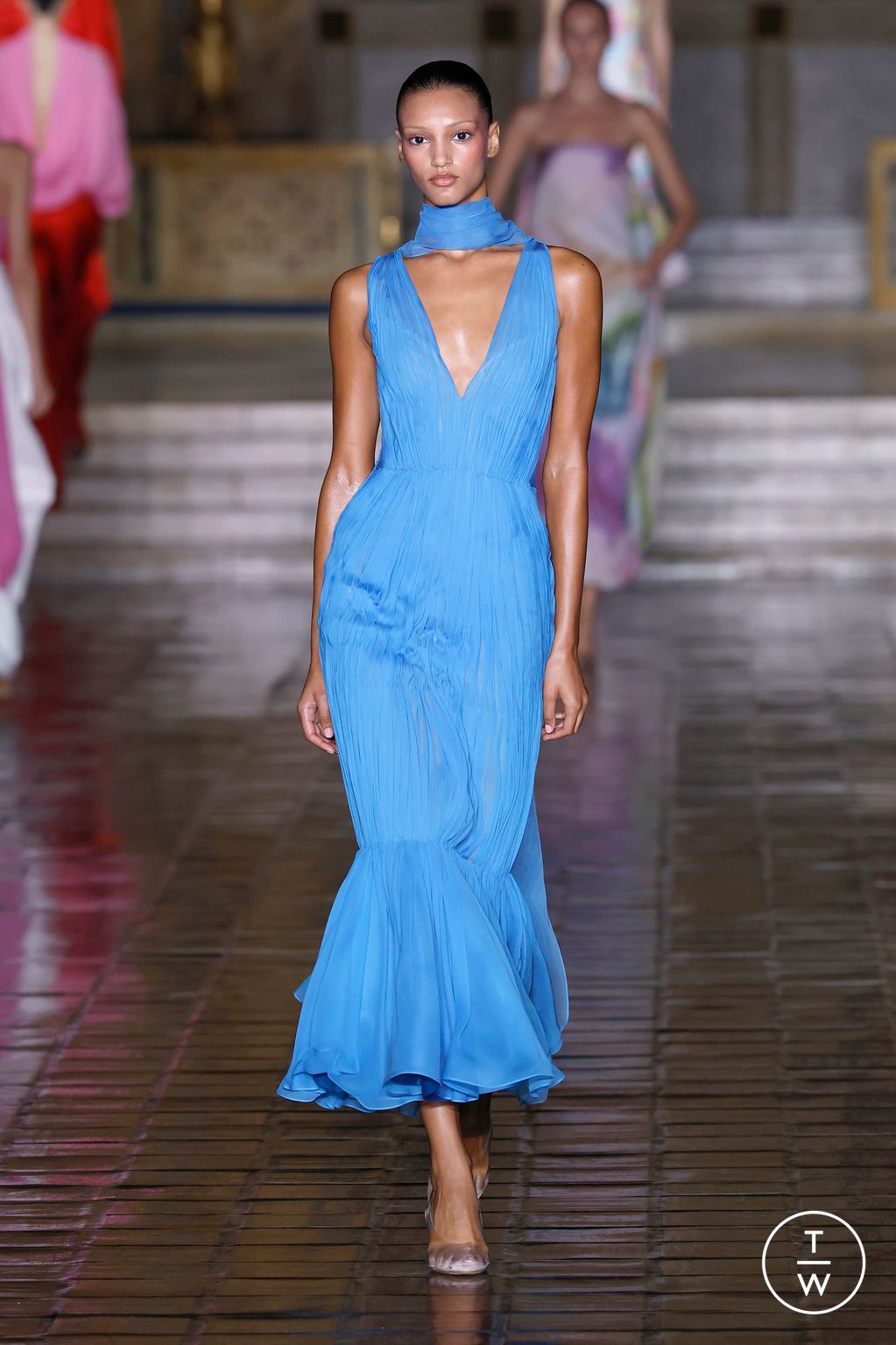 Fashion Week New York Spring/Summer 2026 look 19 de la collection Prabal Gurung womenswear