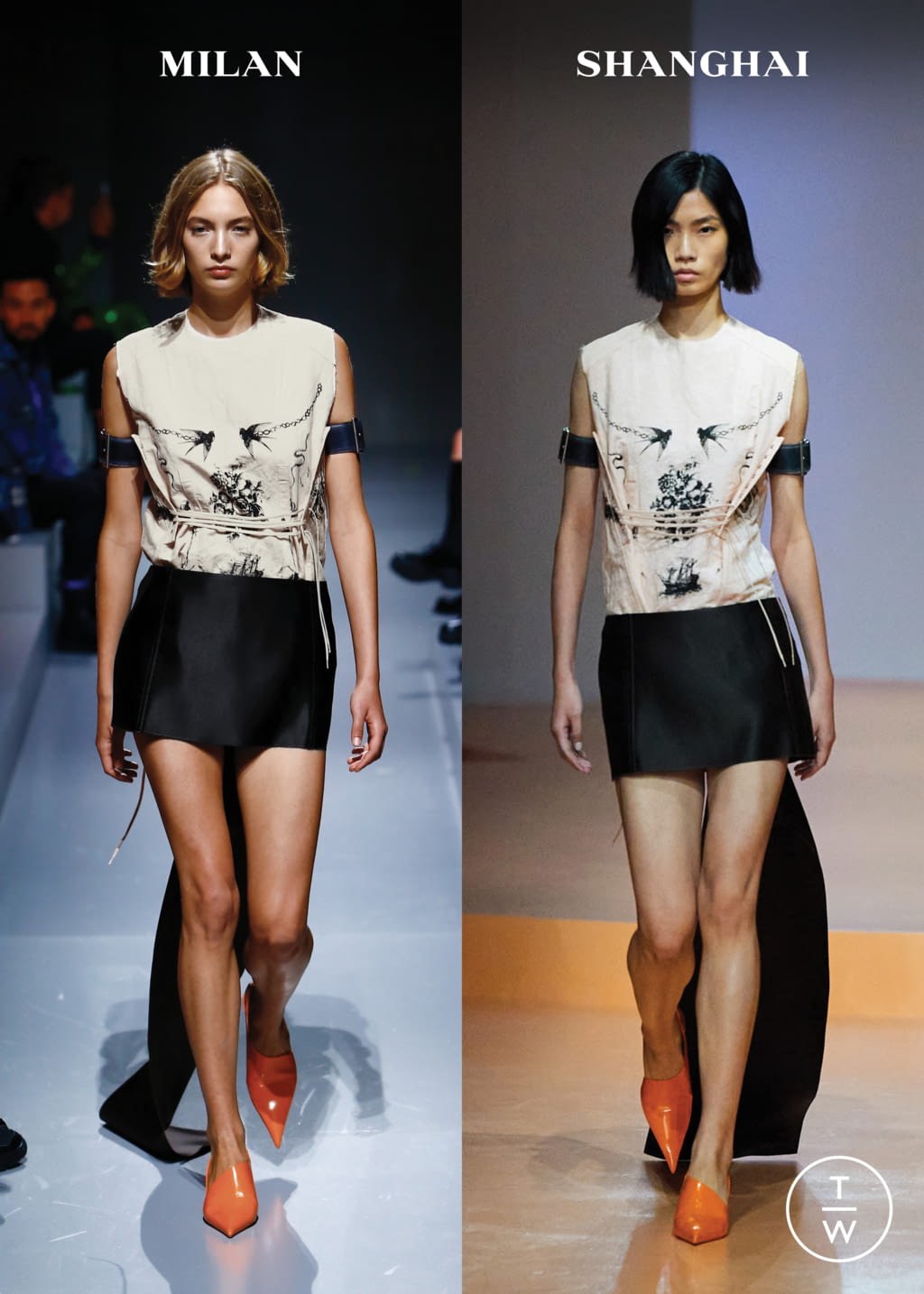 Fashion Week Milan Spring/Summer 2022 look 12 de la collection Prada womenswear
