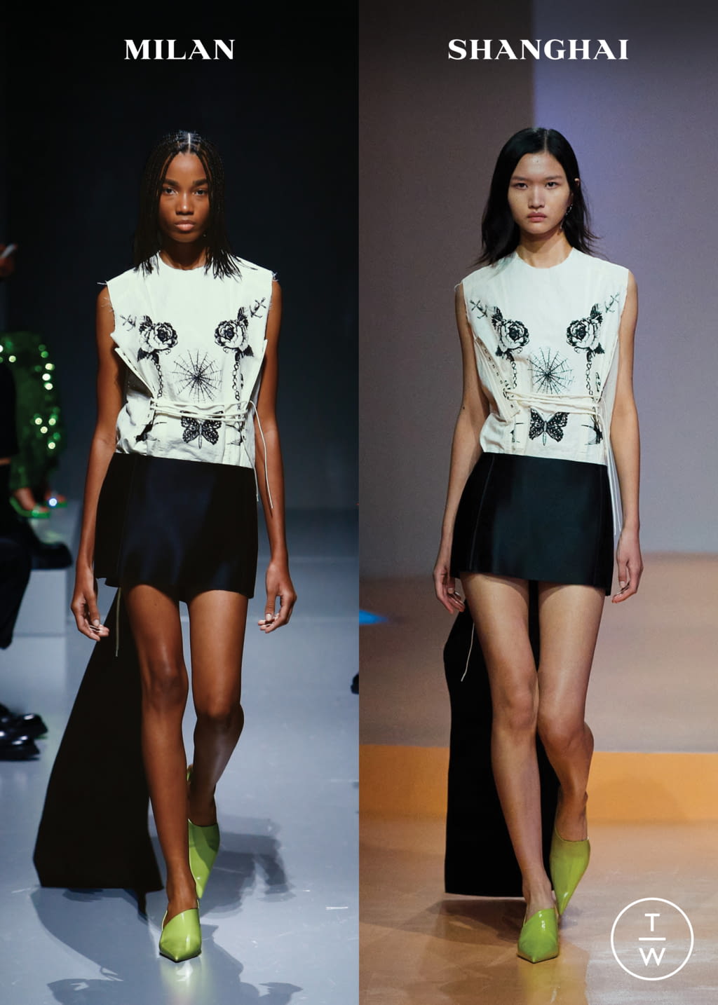 Fashion Week Milan Spring/Summer 2022 look 13 from the Prada collection womenswear