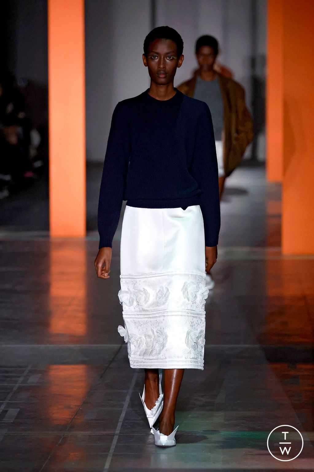 Fashion Week Milan Fall/Winter 2023 look 2 from the Prada collection womenswear