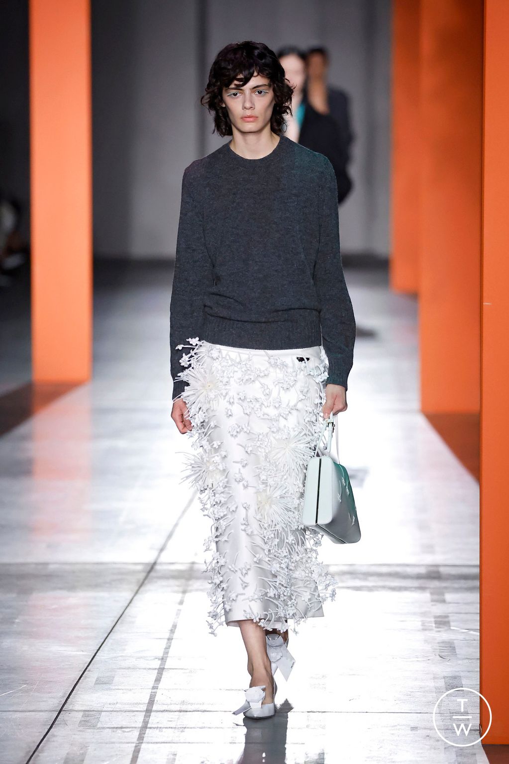 Fashion Week Milan Fall/Winter 2023 look 14 from the Prada collection 女装