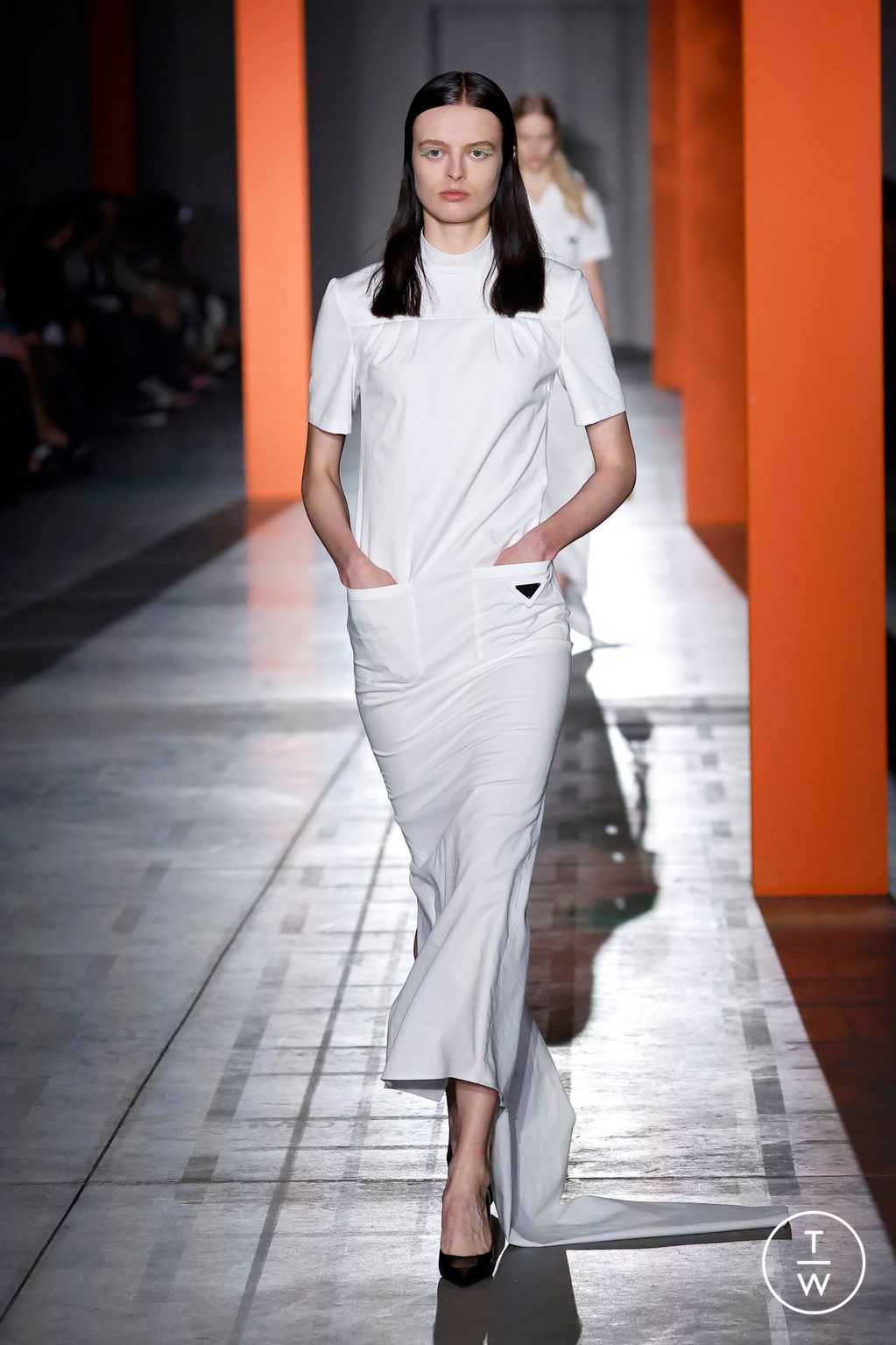 Fashion Week Milan Fall/Winter 2023 look 41 from the Prada collection womenswear
