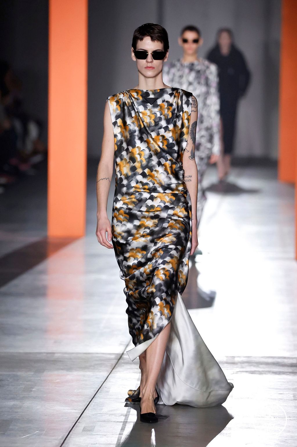 Fashion Week Milan Fall/Winter 2023 look 47 from the Prada collection womenswear