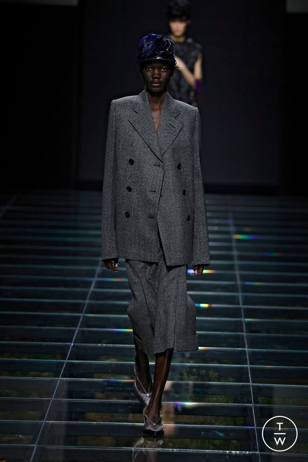Fashion Week Milan Fall/Winter 2024 look 3 from the Prada collection 女装