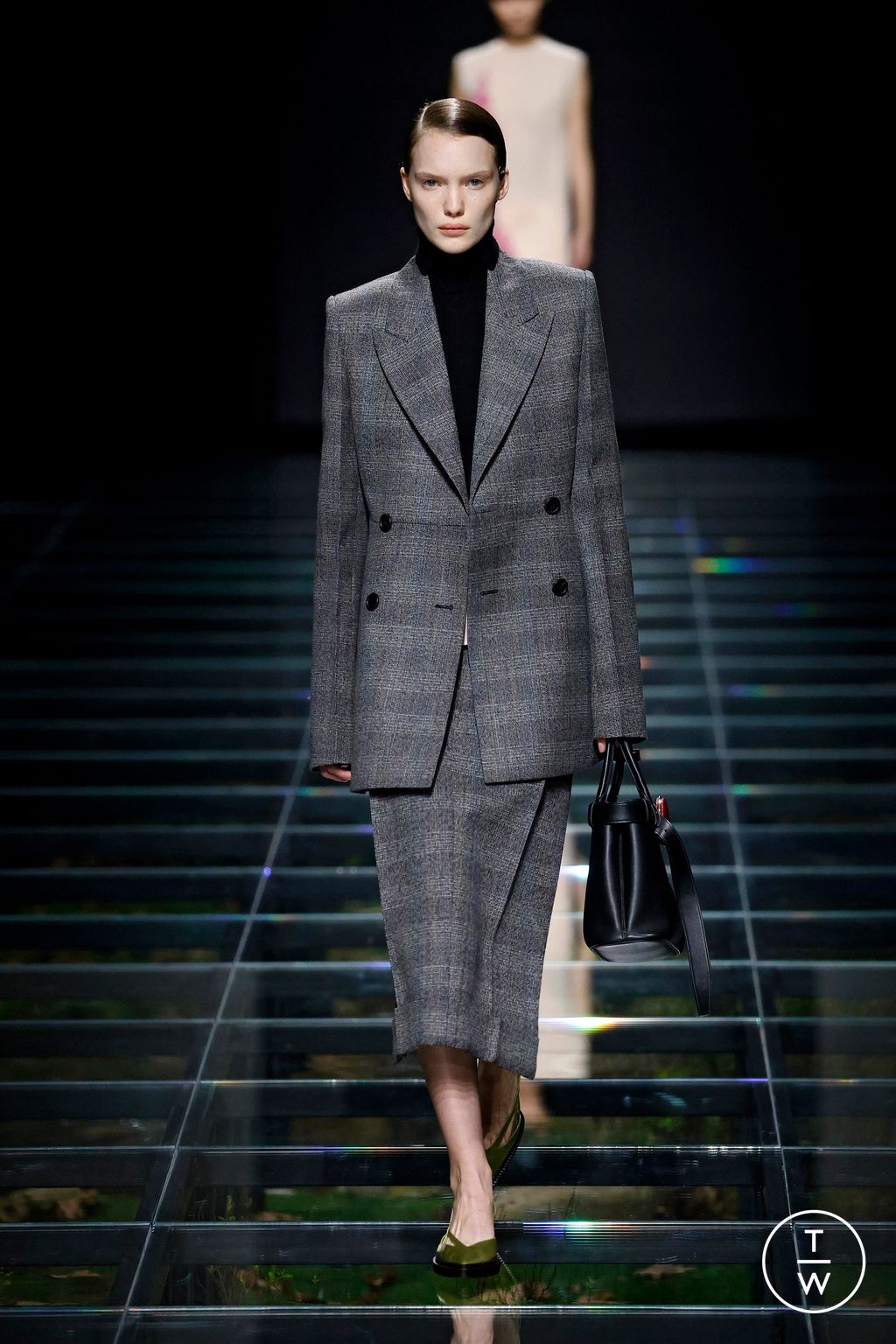 Fashion Week Milan Fall/Winter 2024 look 5 de la collection Prada womenswear