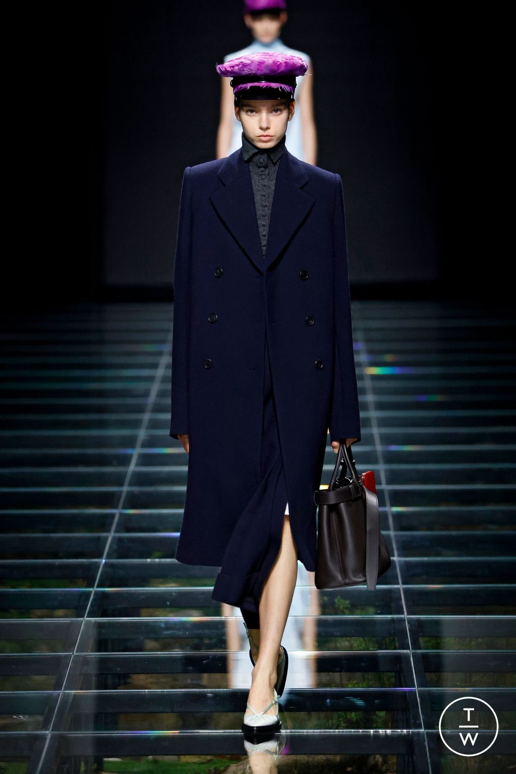 Fashion Week Milan Fall/Winter 2024 look 15 from the Prada collection 女装