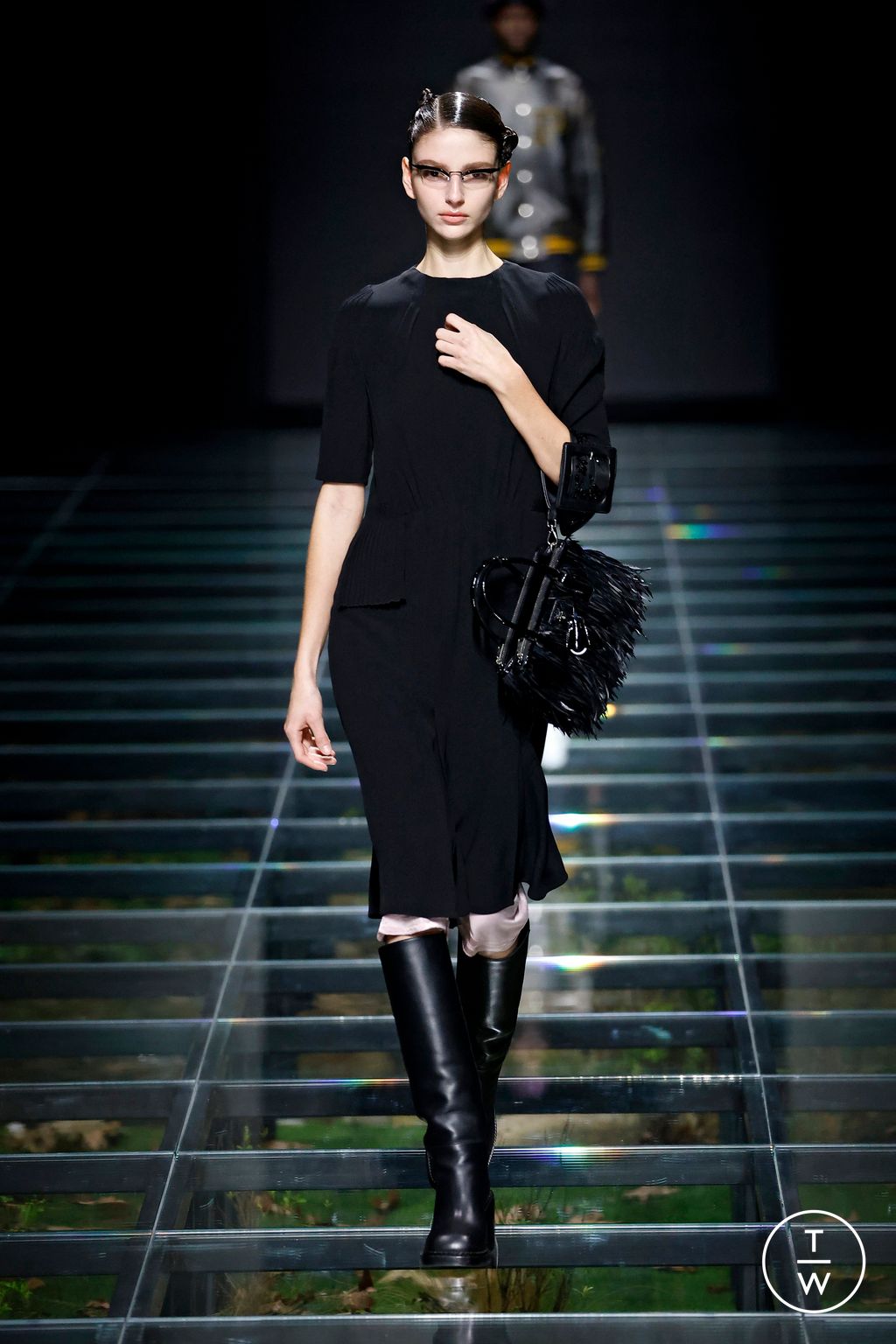 Fashion Week Milan Fall/Winter 2024 look 31 from the Prada collection womenswear