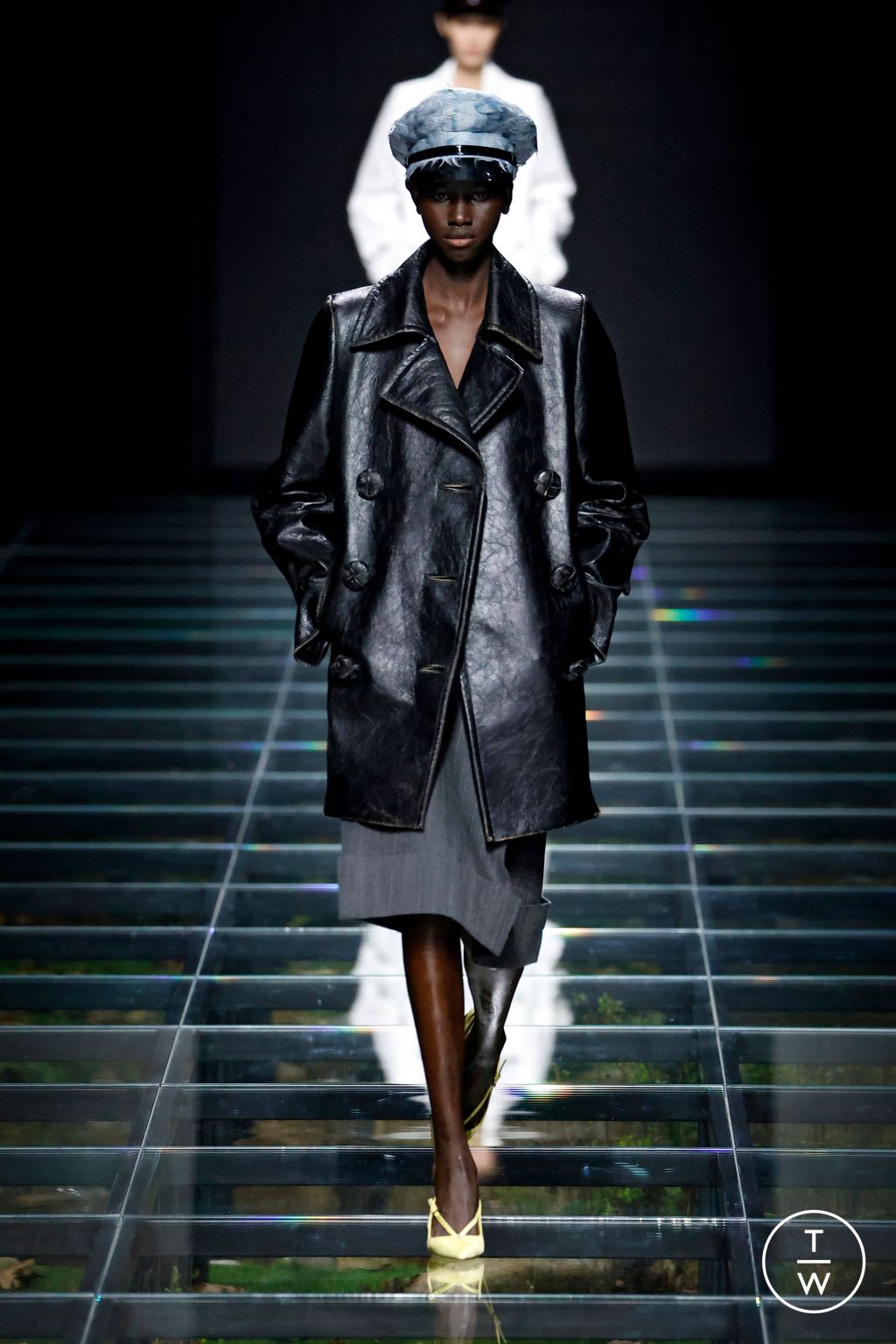 Fashion Week Milan Fall/Winter 2024 look 38 from the Prada collection womenswear