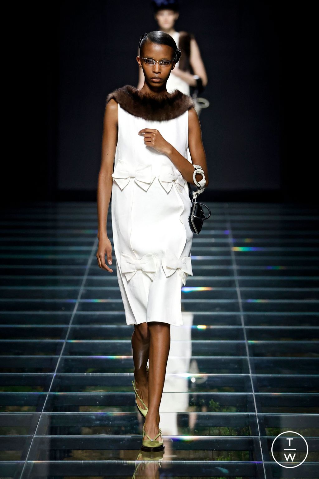 Fashion Week Milan Fall/Winter 2024 look 41 from the Prada collection womenswear