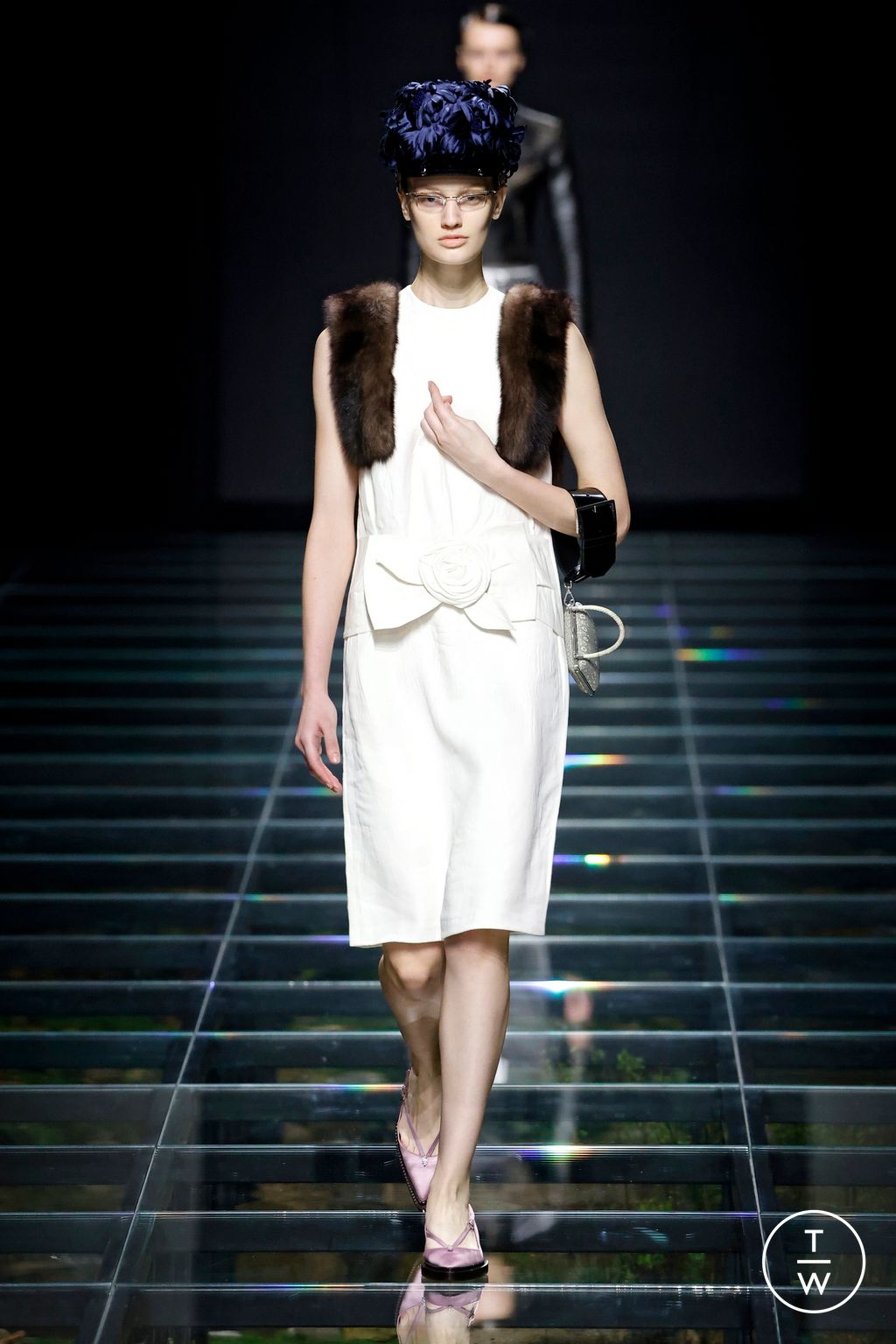 Fashion Week Milan Fall/Winter 2024 look 42 de la collection Prada womenswear