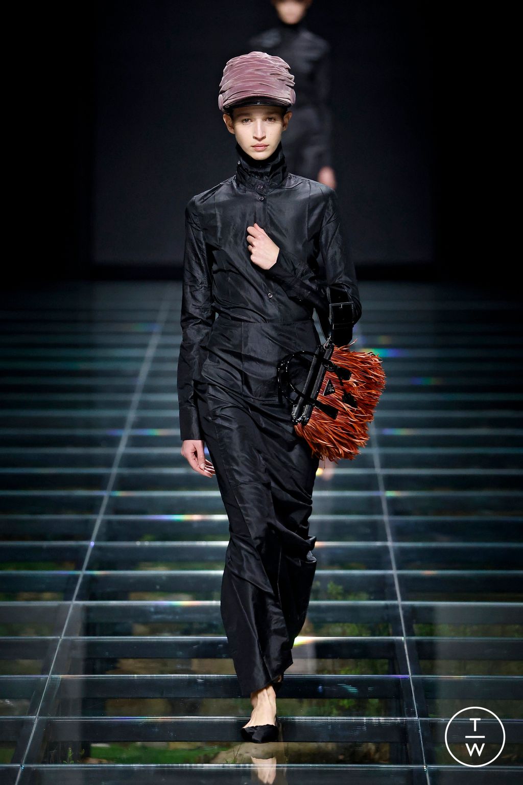 Fashion Week Milan Fall/Winter 2024 look 47 from the Prada collection womenswear