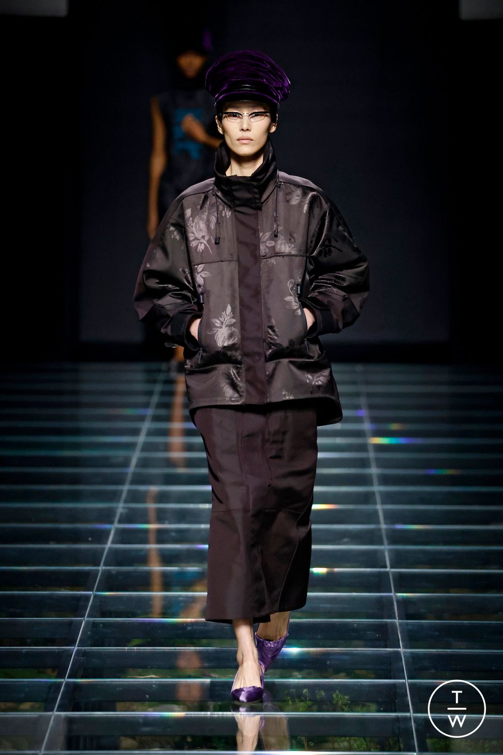 Fashion Week Milan Fall/Winter 2024 look 53 from the Prada collection 女装